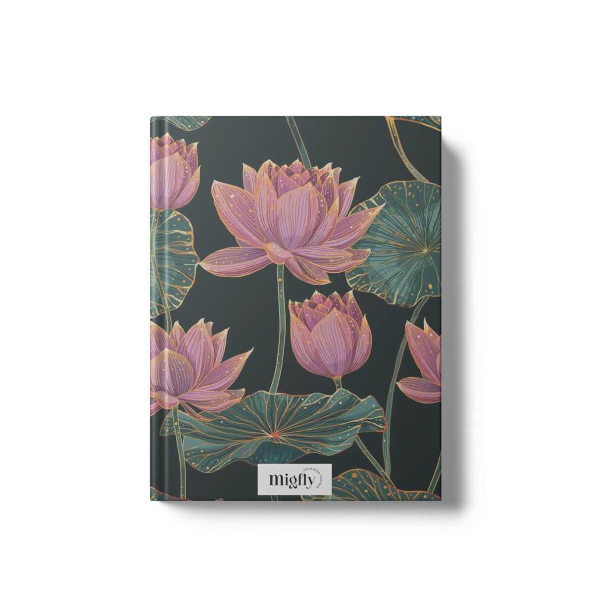 Lotus floral Undated Daily Planner