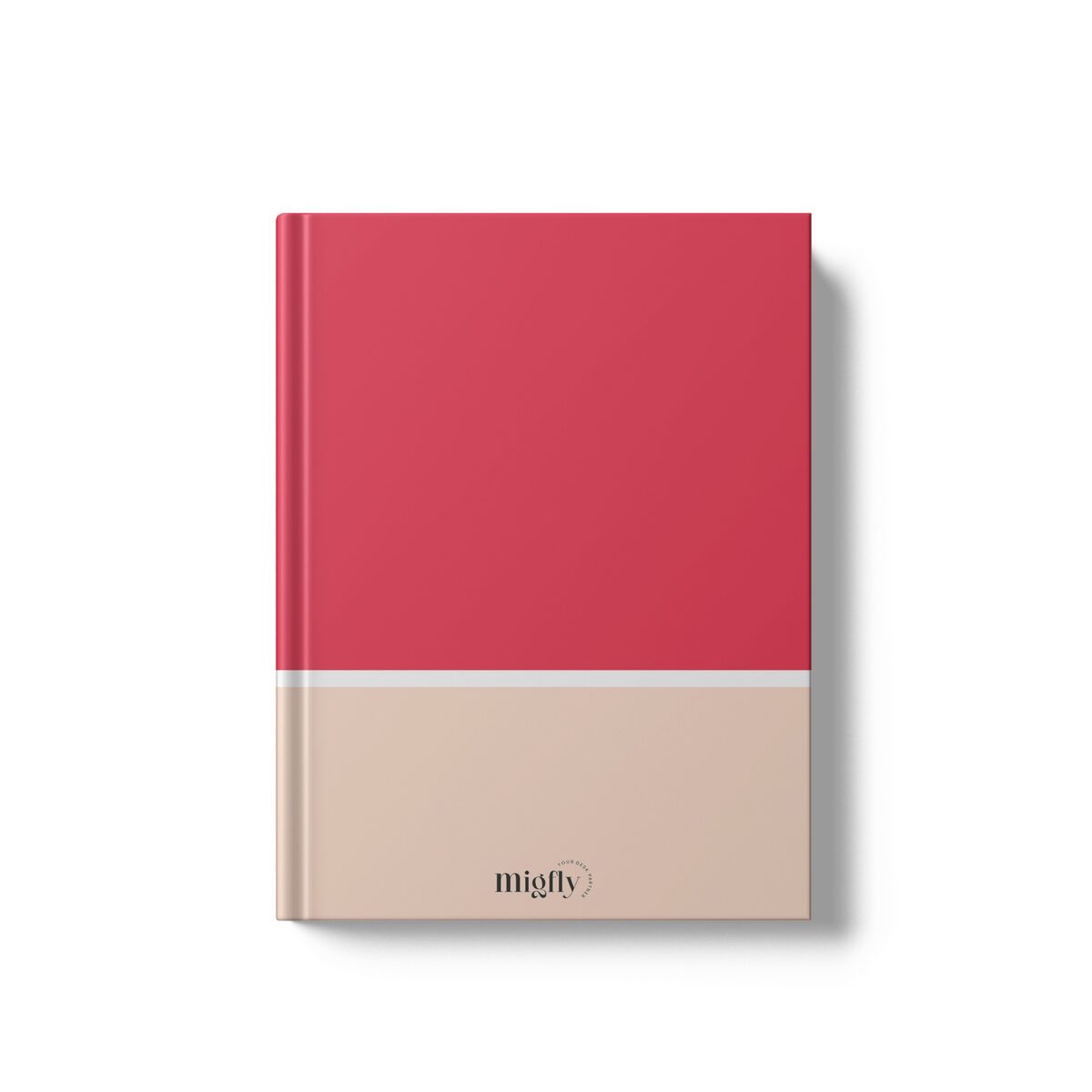 Red and White Undated Daily Planner