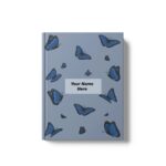 Blue Butterfly Customized Diary