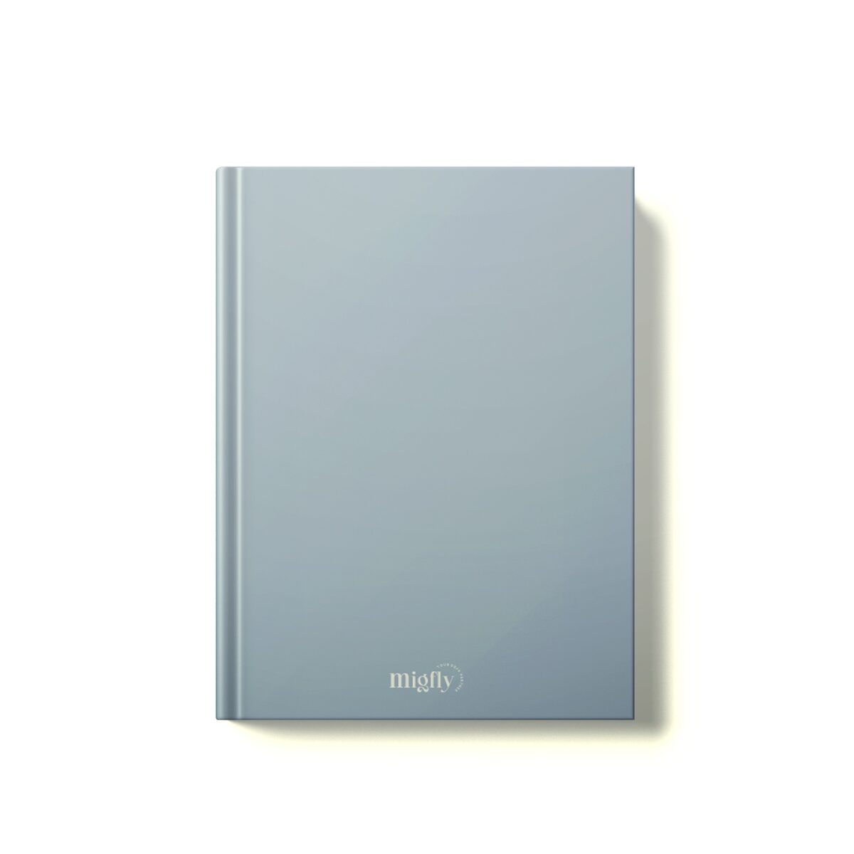 Customized Diary Blue Photo Rose