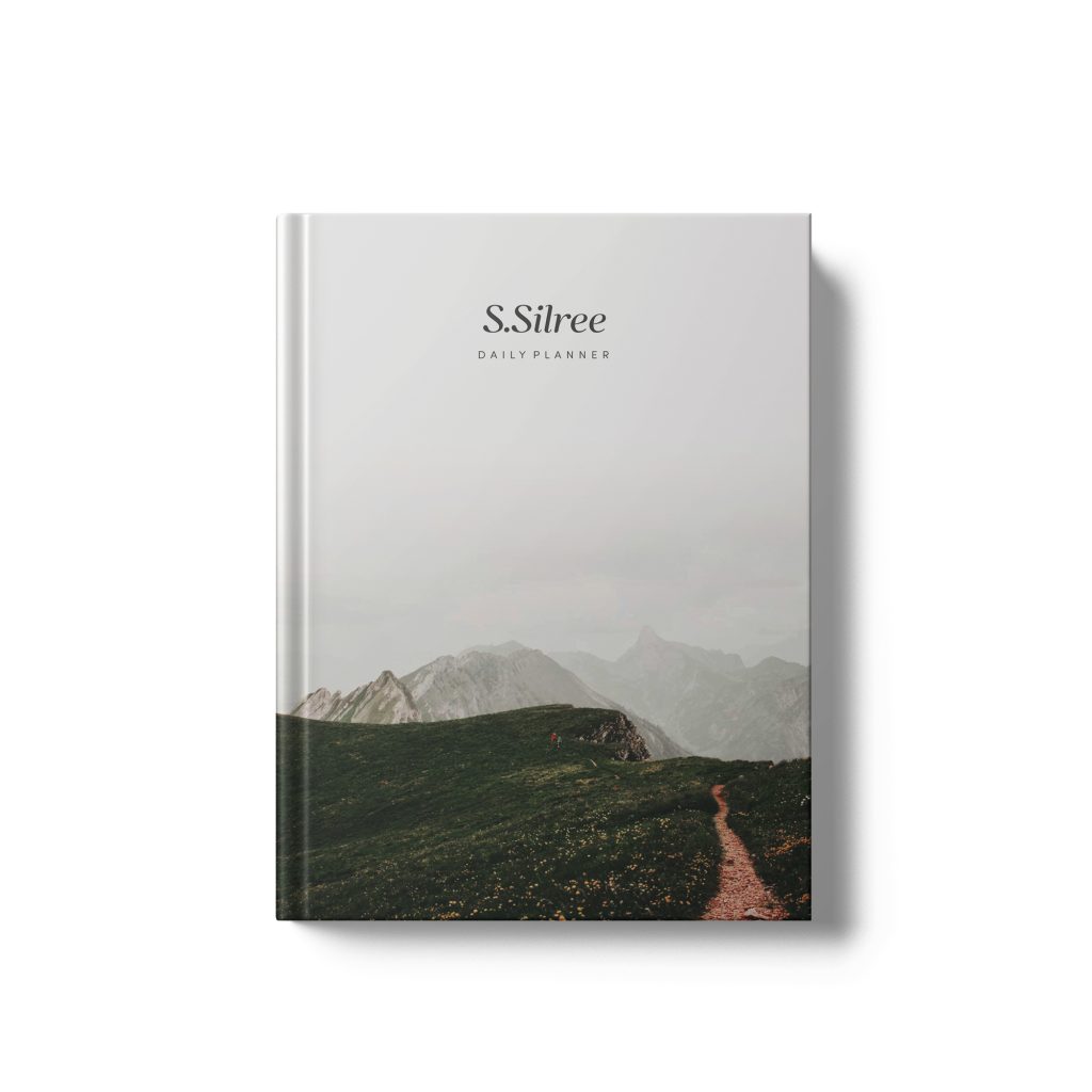 Mountain Print Undated Daily Planner