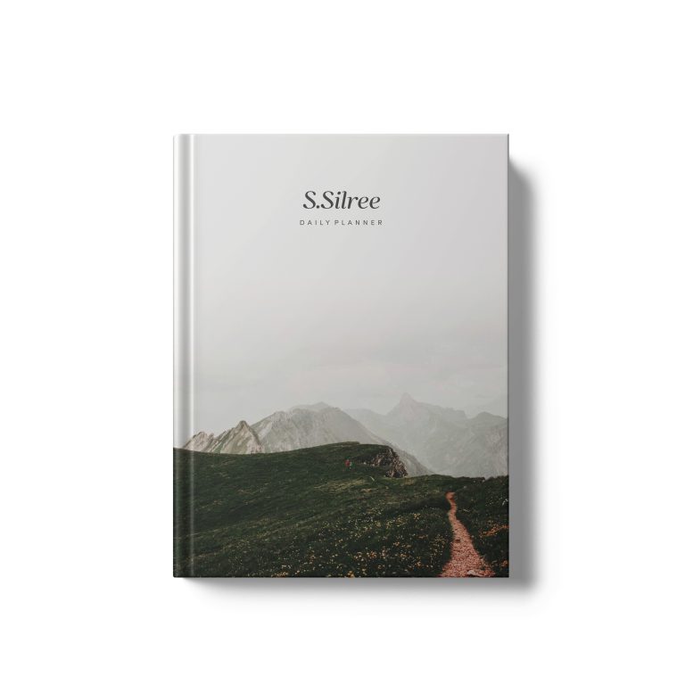 Mountain Print Undated Daily Planner