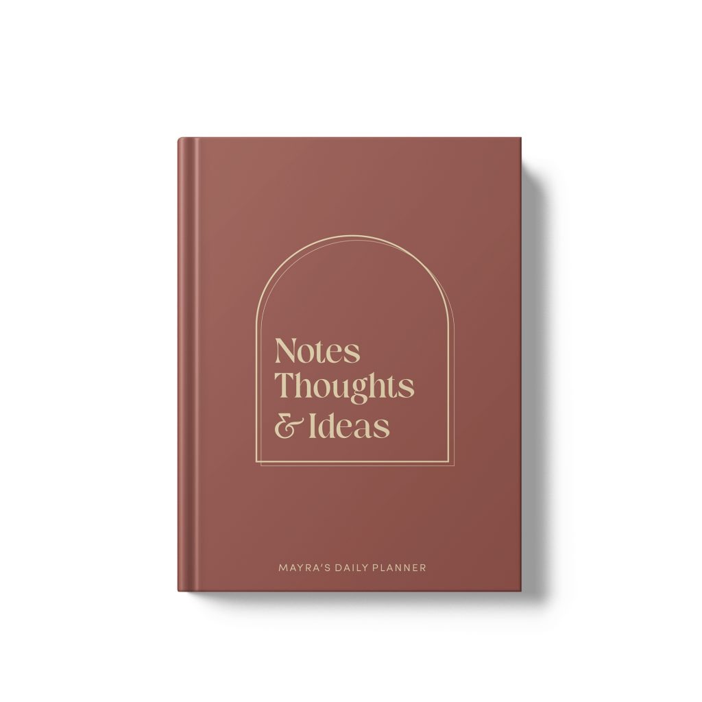 Thoughts And Ideas Undated Daily Planner