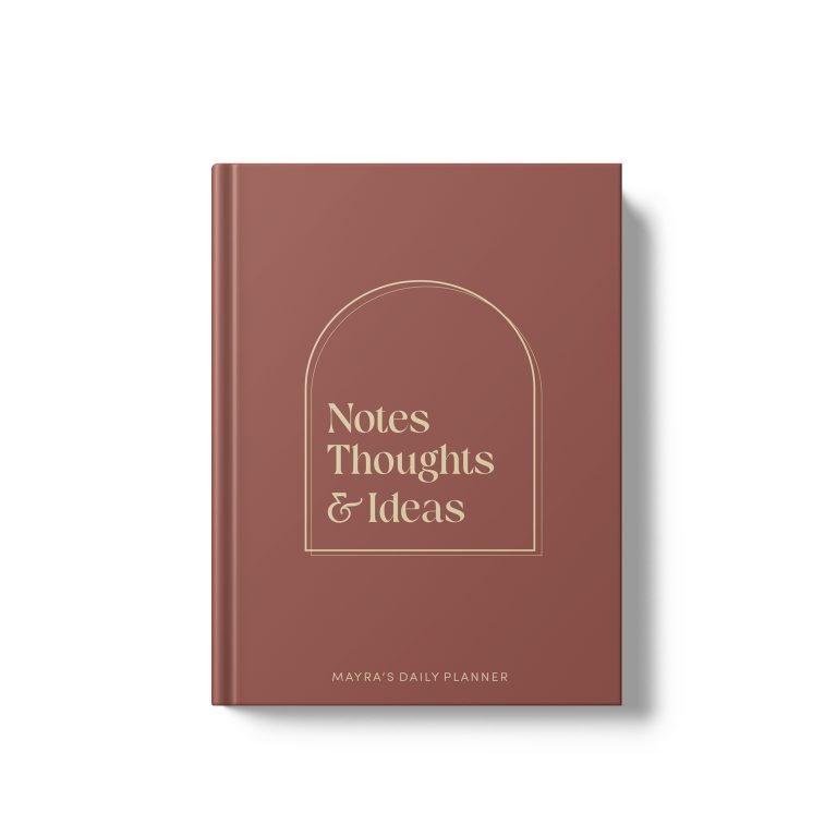 Thoughts And Ideas Undated Daily Planner