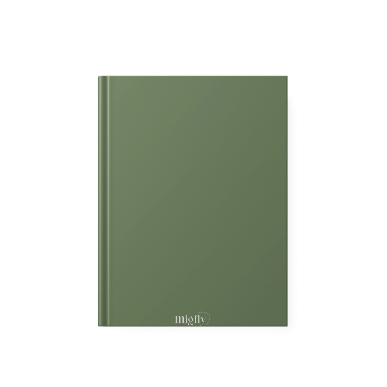 Black Floral Undated Daily Planner