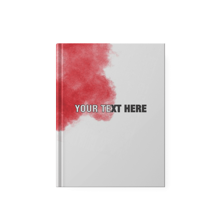Red And White Undated Daily Planner