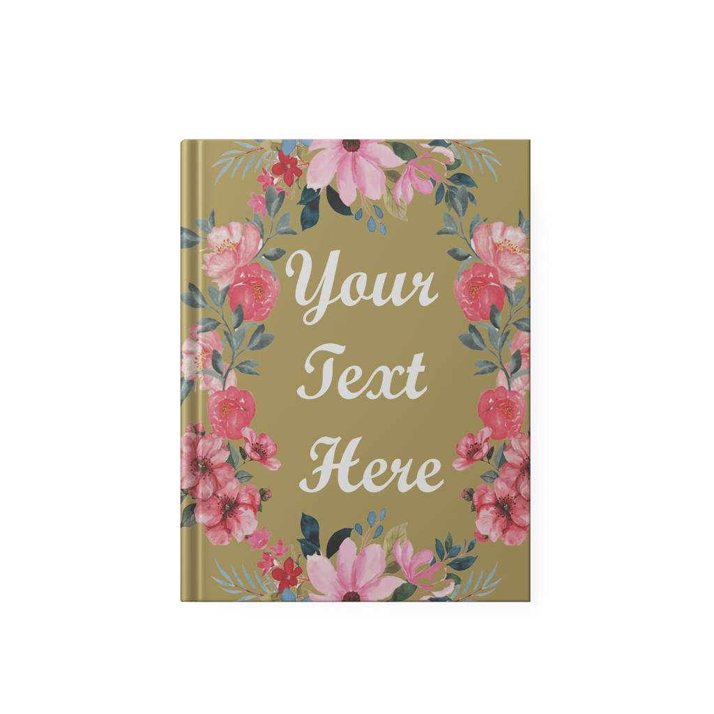 Brown Floral Undated Daily Planner