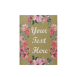 Brown Floral Undated Daily Planner