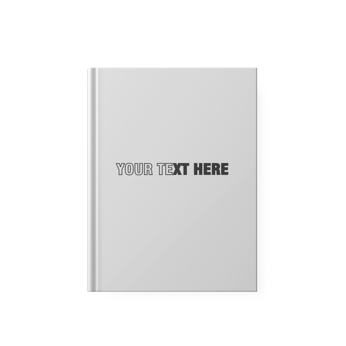 White Blank Undated Daily Planner